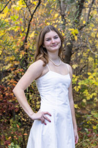 Littleton high school senior photographer Lair O' the Bear Park Morrison Colorado fall foliage photography teenager teen girl river water