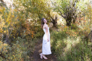 Littleton high school senior photographer Lair O' the Bear Park Morrison Colorado fall foliage photography teenager teen girl river water