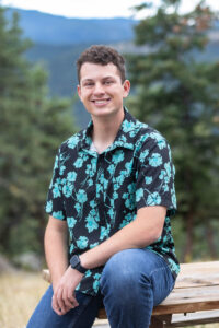 Littleton high school senior photographer Colorado Highlands Ranch Eagle Scout boy scout mountain views nursing Mesa college photography sunset theater red rocks
