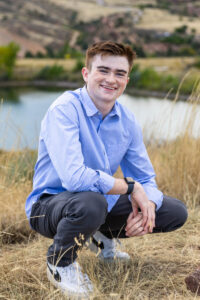 Littleton high school senior photographer and family photographer photography Colorado Mt. Falcon park red rocks teen teenagers mother father siblings sister brother Mines college engineering dancer sunset