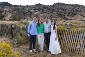 Littleton high school senior photographer and family photographer photography Colorado Mt. Falcon park red rocks teen teenagers mother father siblings sister brother Mines college engineering dancer sunset