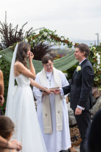 Littleton wedding photographer Colorado Ashley Ridge Wedgewood ceremony photography fall bride groom party reception cake bridal bridesmaids groomsmen bouquet rain outdoor