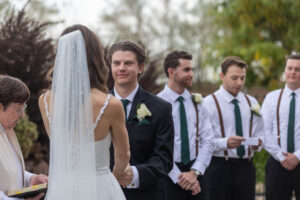 Littleton wedding photographer Colorado Ashley Ridge Wedgewood ceremony photography fall bride groom party reception cake bridal bridesmaids groomsmen bouquet rain outdoor
