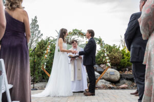 Littleton wedding photographer Colorado Ashley Ridge Wedgewood ceremony photography fall bride groom party reception cake bridal bridesmaids groomsmen bouquet rain outdoor