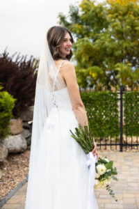 Littleton wedding photographer Colorado Ashley Ridge Wedgewood ceremony photography fall bride groom party reception cake bridal bridesmaids groomsmen bouquet rain outdoor portrait veil