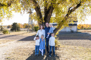 Littleton family photographer 17 Mile House park Colorado twins kids siblings fall trees photography sisters brothers mother father children
