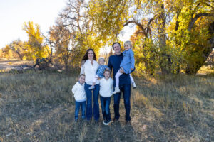 Littleton family photographer 17 Mile House park Colorado twins kids siblings fall trees photography sisters brothers mother father children