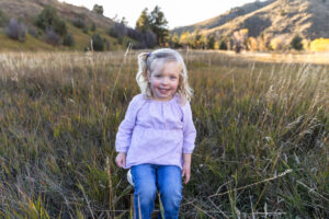 Littleton family photographer Lair O' the Bear park Morrison Colorado fall dog mother father daughter toddler photography foothills field