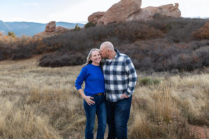 Littleton family photographer South Valley park Colorado red rocks mother father brother sister sibling kids photography foothills sunset fall