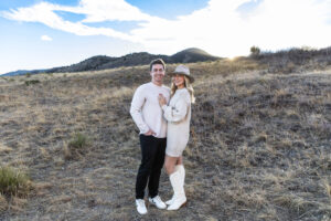 Littleton family photographer Red Rocks winter Colorado sister mother father brother son photography sunset grandson grandmother