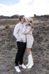 Littleton family photographer Red Rocks winter Colorado sister mother father brother son photography sunset grandson grandmother