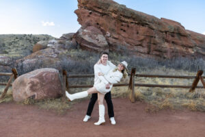Littleton family photographer Red Rocks winter Colorado sister mother father brother son photography sunset grandson grandmother