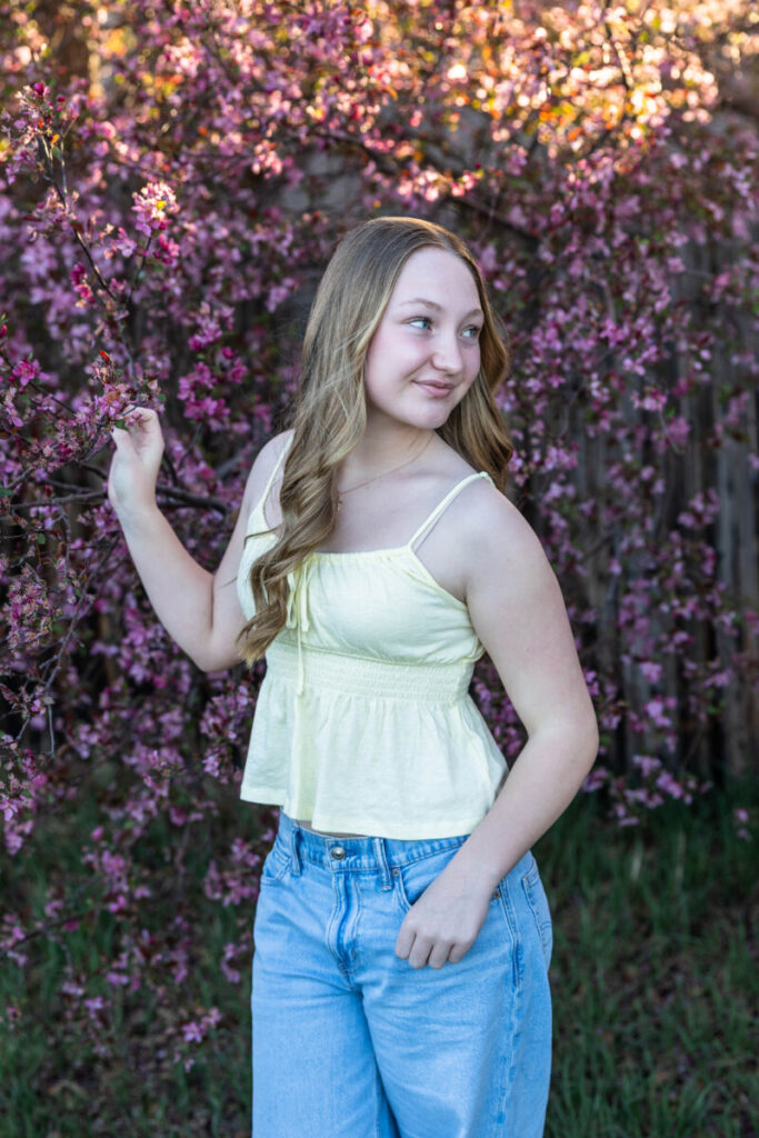 Littleton teen photography session in the spring