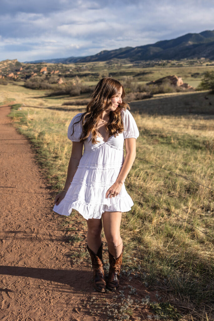 Littleton high school senior photography session at South Valley