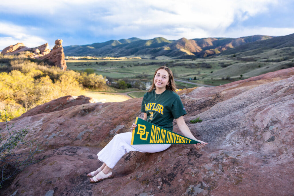 High school senior graduate going to Baylor University in the fall