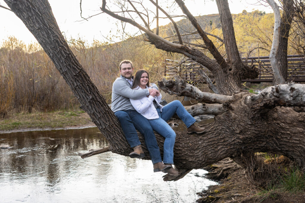 Engagement session at Lair O' the Bear Park