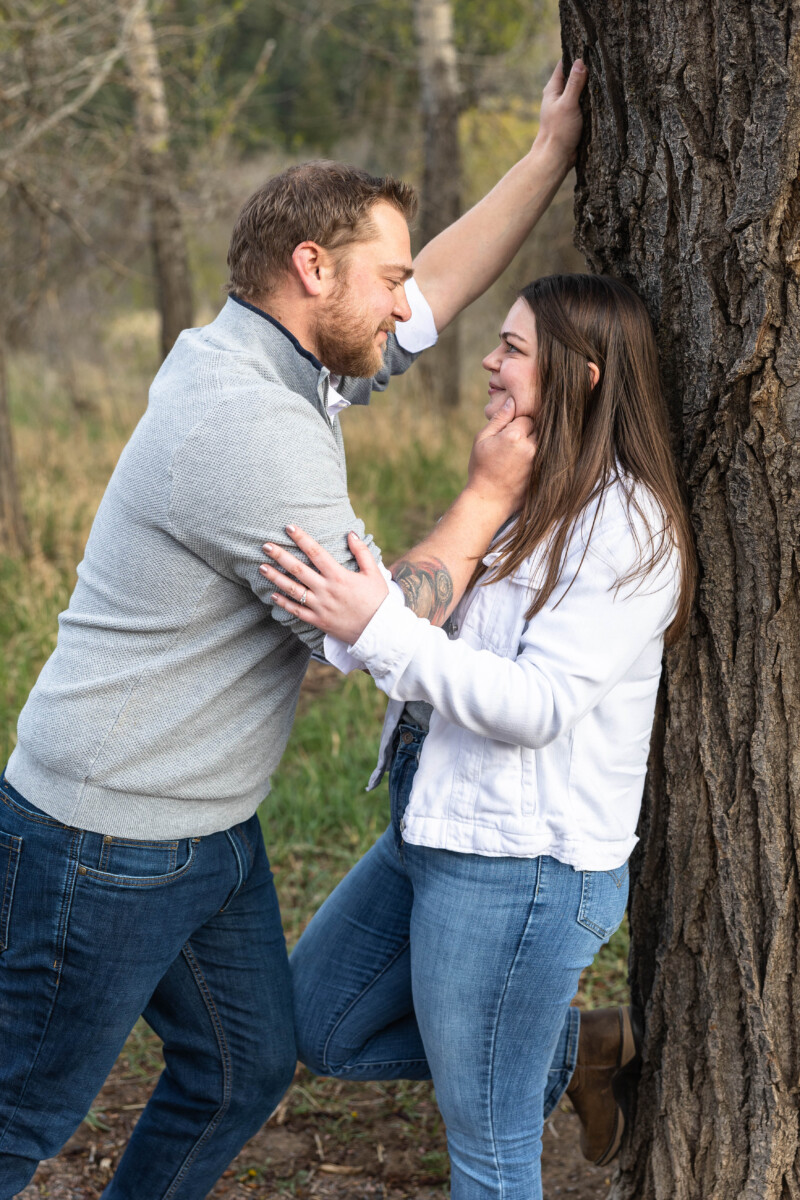 Colorado engagement portrait session at Lair O' the Bear