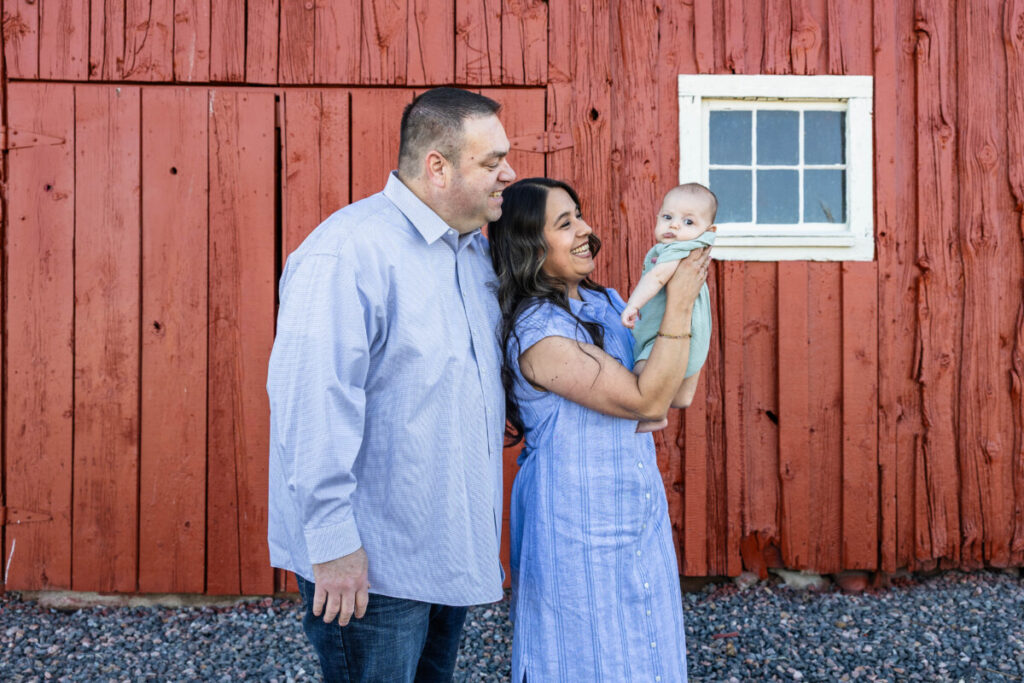 New grandparents with their grandson photos