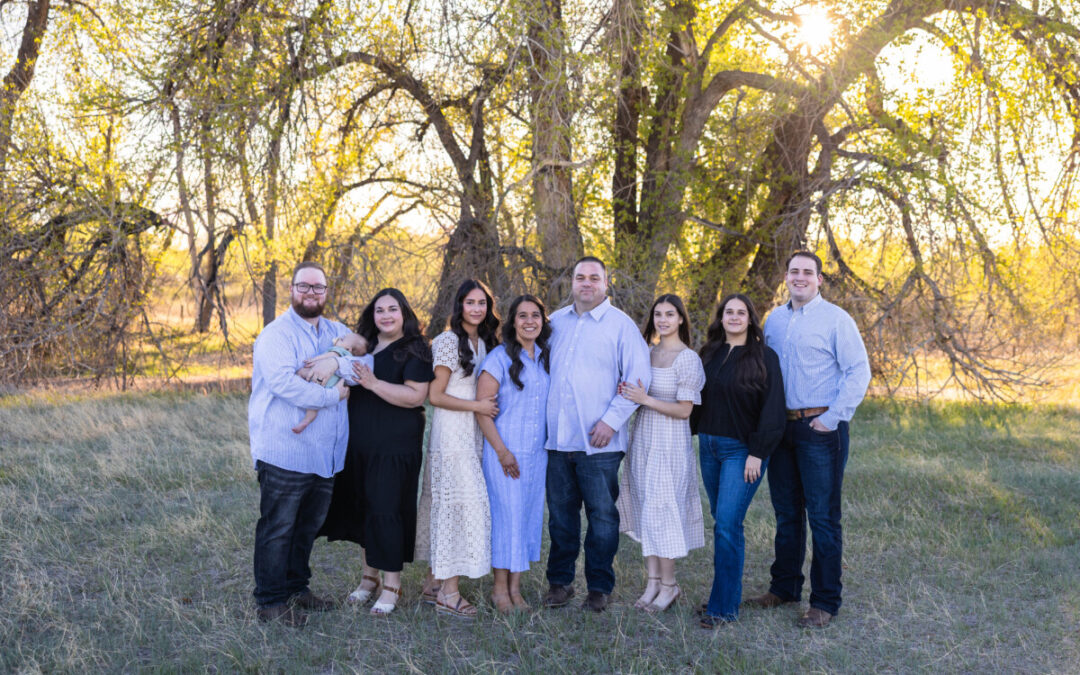 The {W} family at 17 Mile House by Littleton photographer