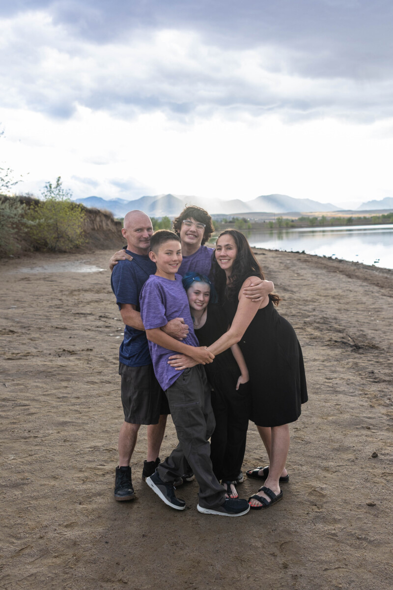 Littleton family photographer at Standley Lake for a photo session