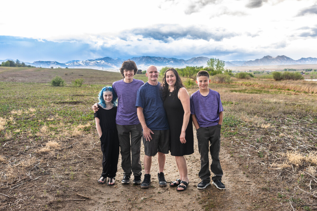 Colorado photo session of a family at Standley Lake