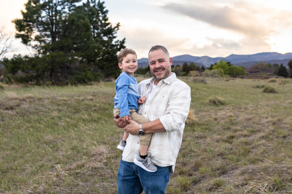 Father and son photo by Littleton photographer