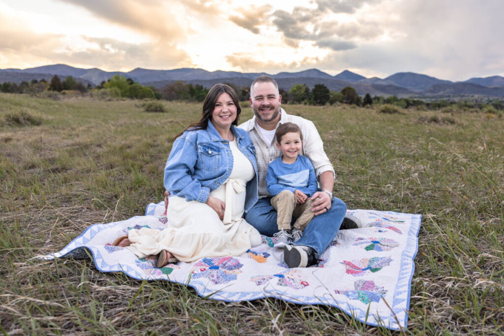 Littleton family photographer mini maternity photo session