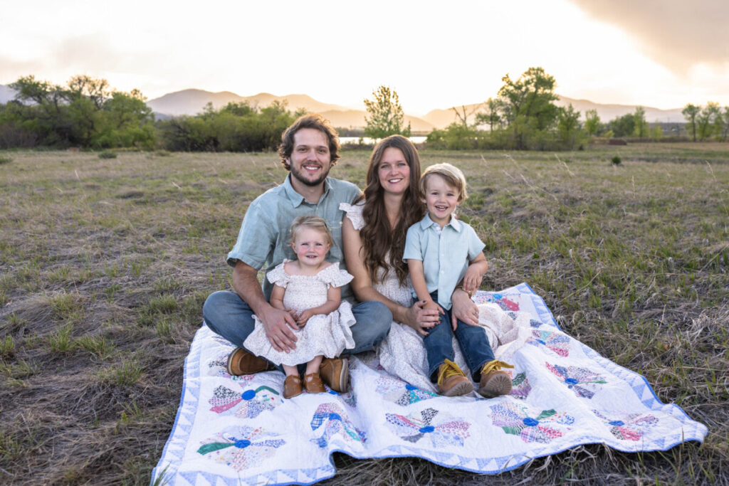 Littleton family photography session at Harriman Lake