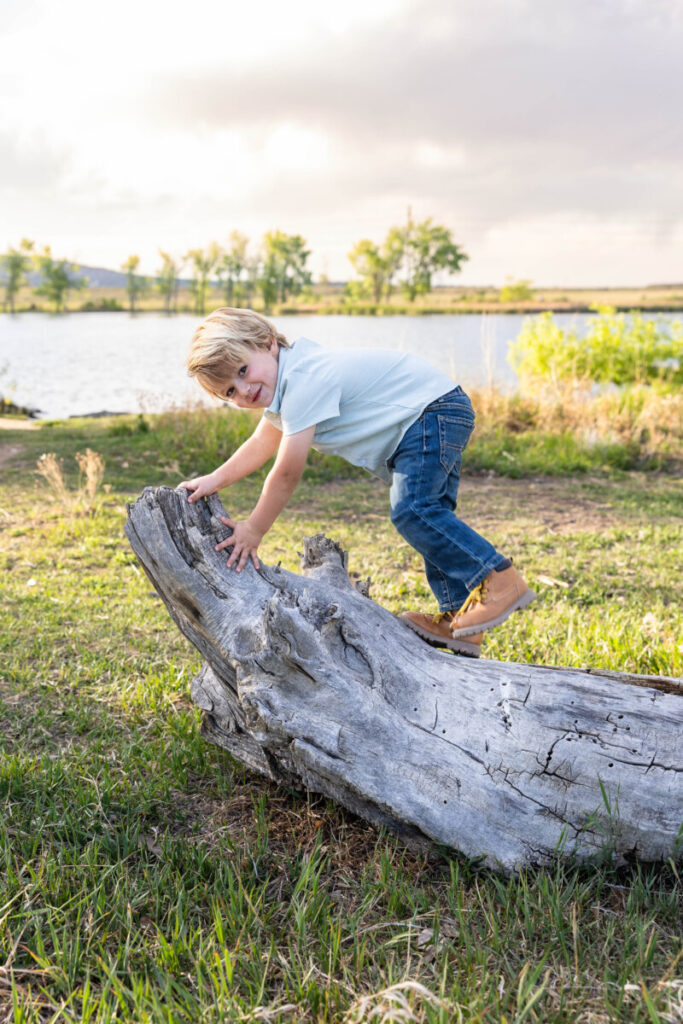 Littleton child portrait photography photo session in Colorado