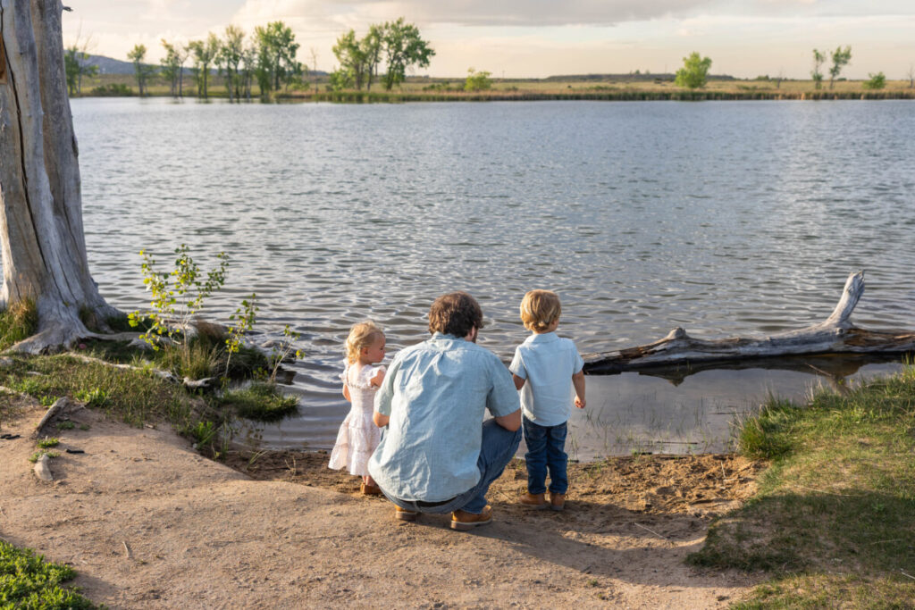 Littleton family photographer at Harriman Lake