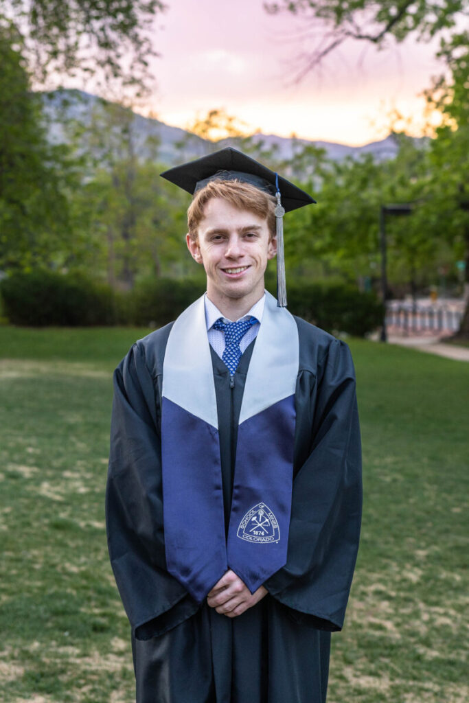 Class of 2026 cap and gown mini session