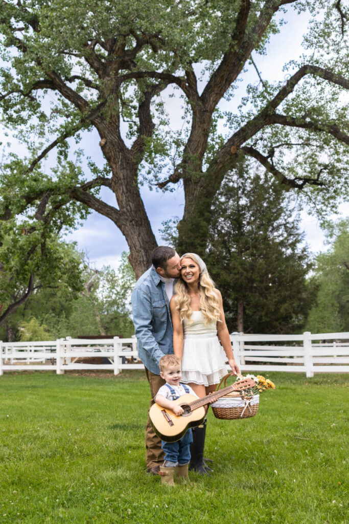 Family farm photo session