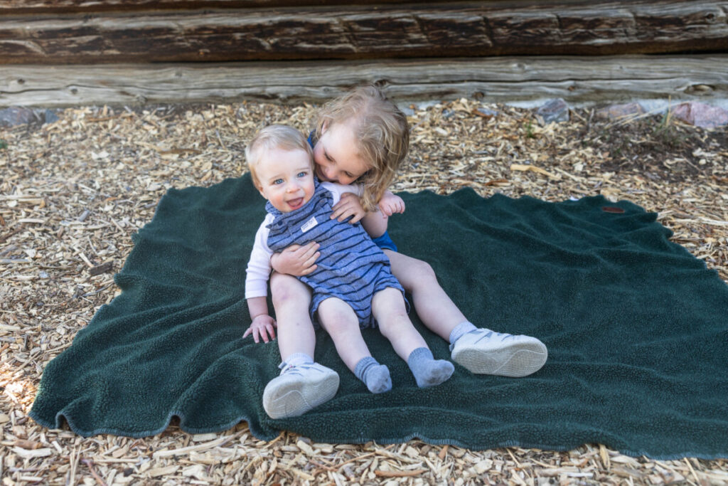 Brother and sister love by Littleton photographer