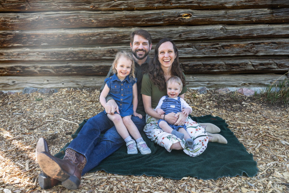 Colorado family photography photo session with little kids