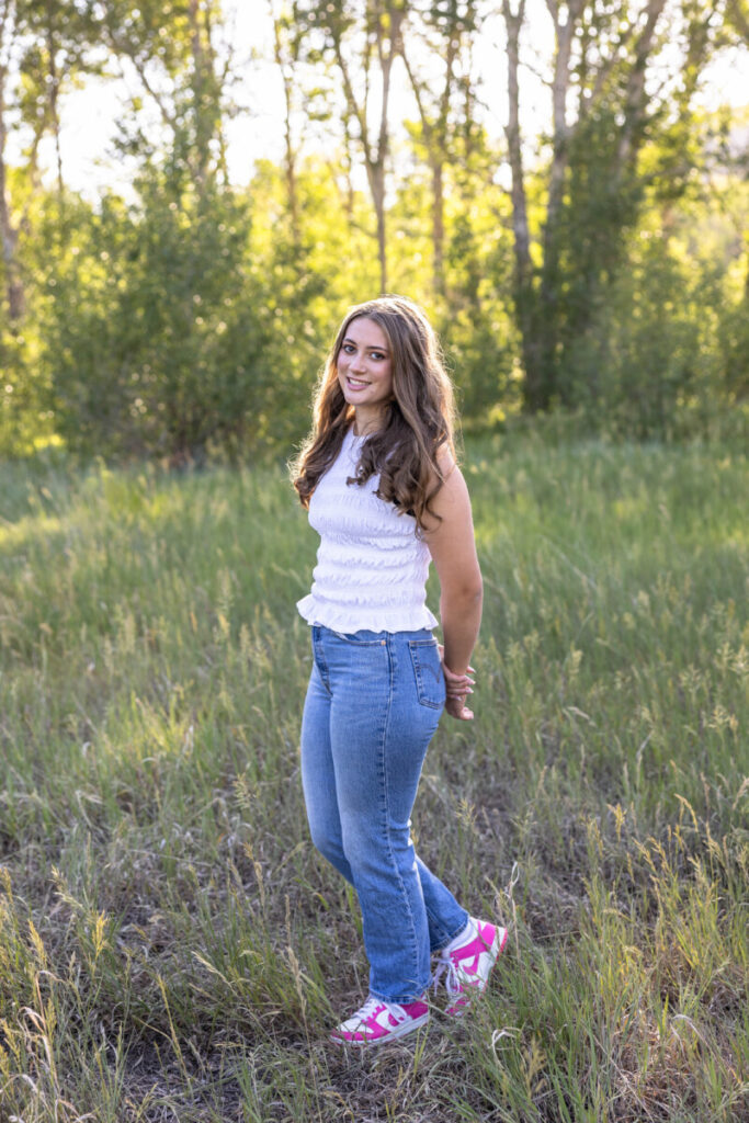 Littleton senior at Lair O' the Bear park in Colorado