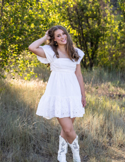 High school senior photography photo session in Colorado