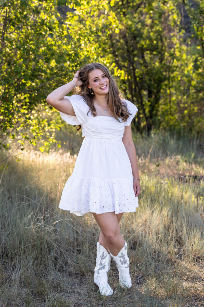 High school senior photography photo session in Colorado