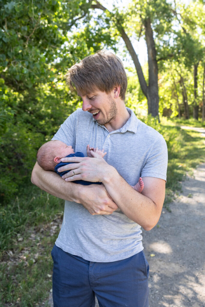 Colorado family and baby photography session in the summer