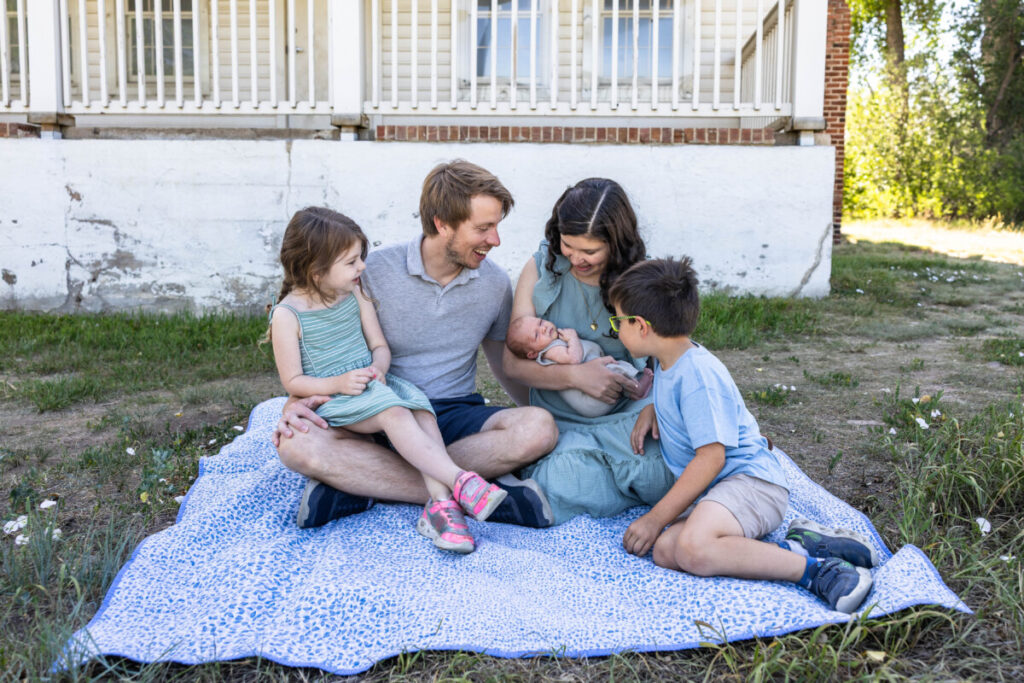 Baby and family photo session in Colorado