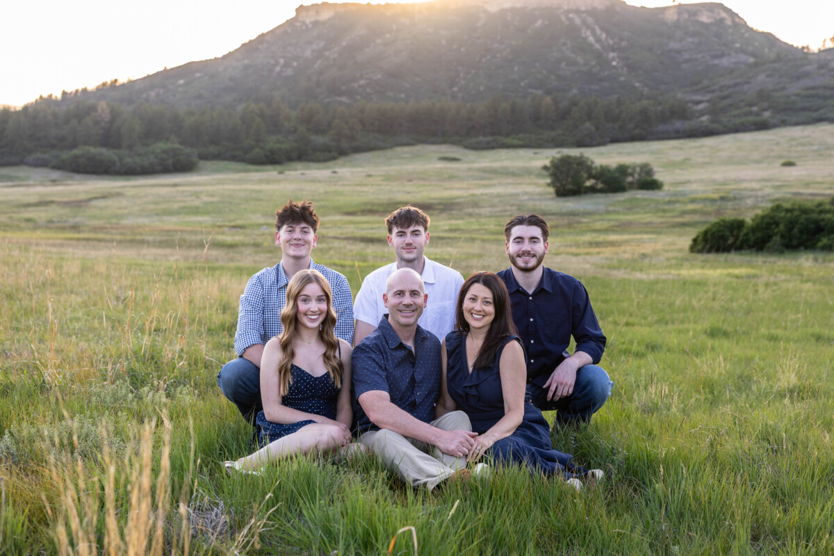 Littleton Colorado family photography photo session at Dawson's Butte