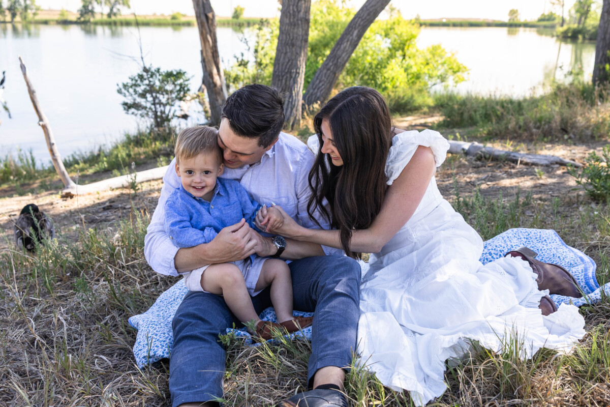 Littleton family photographer at Harriman Lake