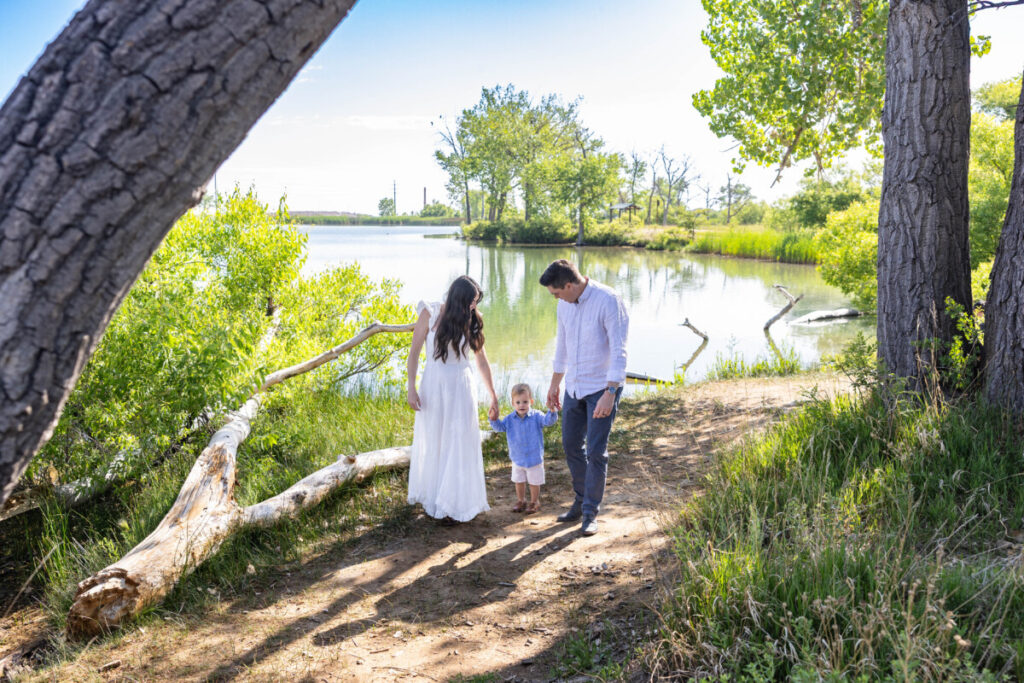 Lakewood family photographer at Harriman Lake