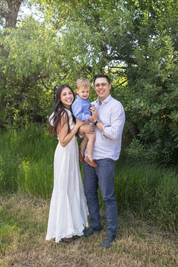 Littleton family photographer at Harriman Lake in Colorado