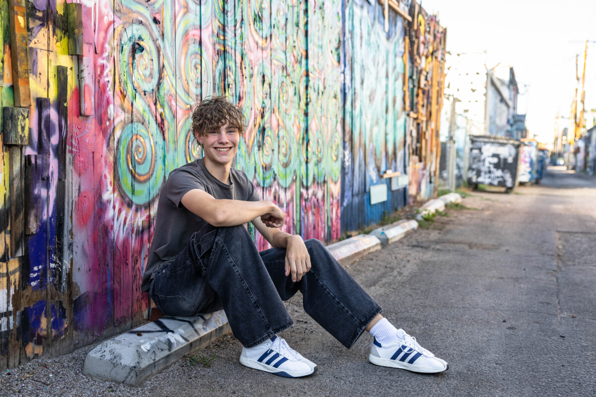 Colorado high school senior photography photo session in Denver