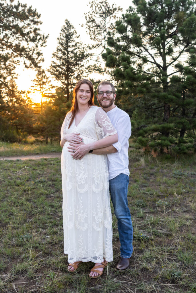 Colorado couple celebrating their new baby