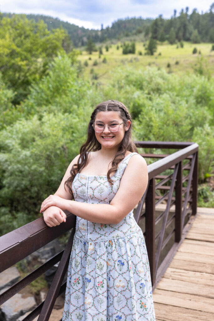 Littleton senior photography session at Lair O' the Bear