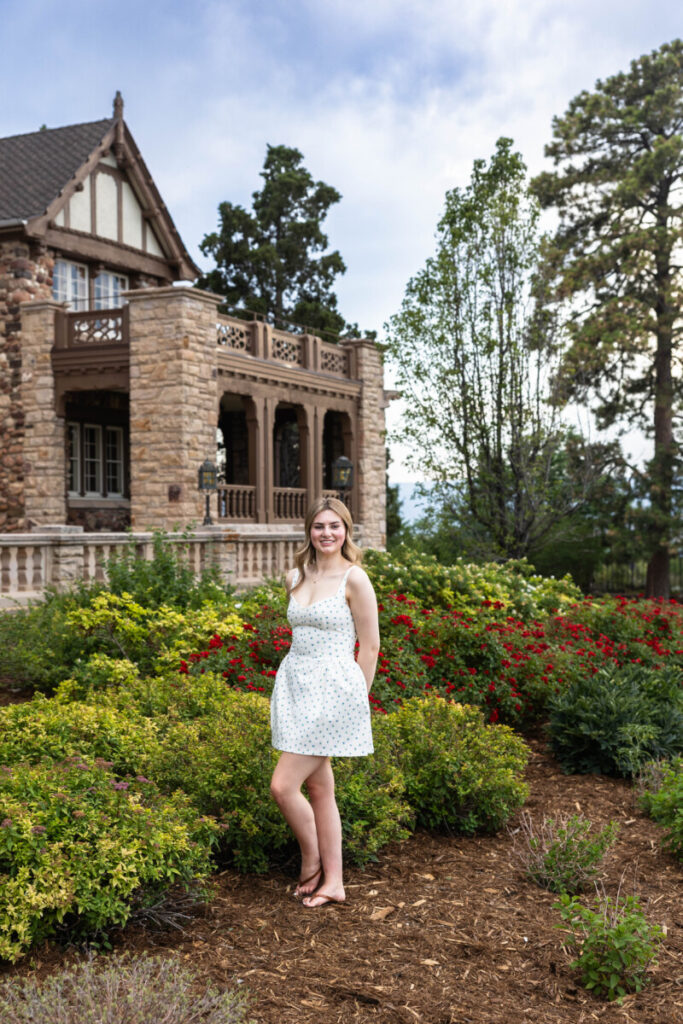 Highlands Ranch Mansion senior photography session in Colorado
