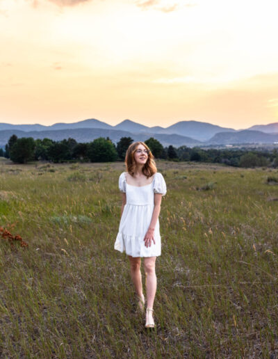 Littleton high school senior photographer in the Colorado foothills