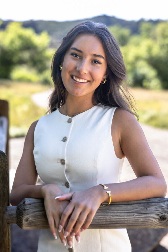 High school senior photography photo session in Colorado