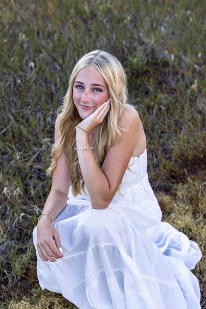 Colorado senior photography session in the foothills